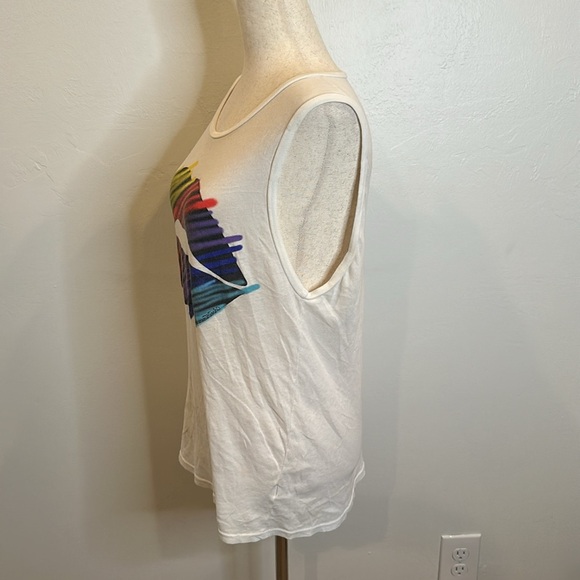 LAUREN MOSHI ASHLIN TANK GRAPHIC ON FRONT AND BACK LARGE - Picture 4 of 8